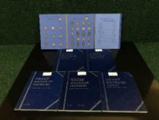 English coins to include; Threepence silver collection 1902-1945, Threepence brass 1937 to Date,