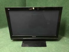 A Panasonic Viera 37 inch LCD TV with remote