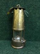 An Eccles Protector miner's lamp