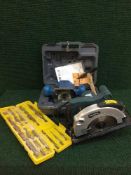 A cased Ryobi router,