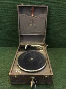 An early twentieth century table topped gramophone