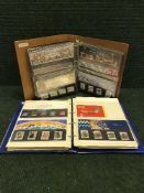 Two albums of first day covers and stamps