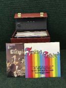 A box of lps, boxed sets and 78's including Bing Crosby, Military bands etc.