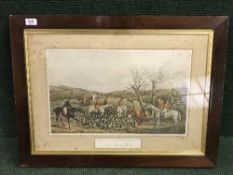 After Henry Alken : The Appointment - Good Morning Gents, hand coloured print, 31 cm x 51 cm,