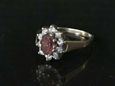 A lady's 9ct gold dress ring