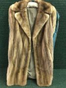 A lady's fur coat