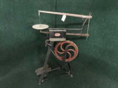 A mid 20th century Hobbies treadle saw
