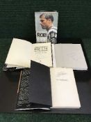 Four autobiographies - Kevin Keegan, Peter Beardsley and two by Rob Lee,