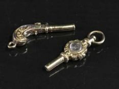 Two Victorian key winders (2)