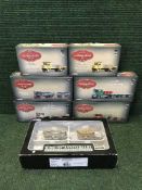 A basket of six boxed Corgi Vintage Glory of Steam vehicles together with a Corgi 60th Anniversary