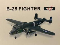 Boxed FMS electric remote controlled aircraft - B25 fighter