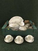 A box of Hishiki Japanese china dinner service