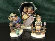 Three Hummel figures - Wayside Harmony,
