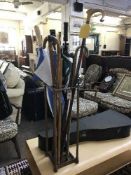 A copper stick stand,