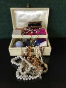 A collection of costume jewellery