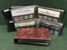 Three albums of first day covers