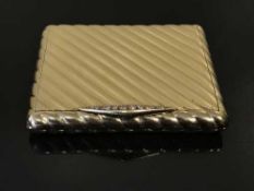 A fine 18ct gold and diamond set compact, Van Cleef & Arpels,