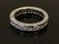 A very fine diamond full eternity ring,