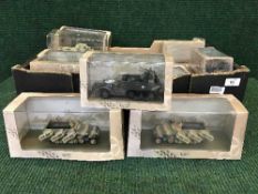 Two boxes of Atlas boxed military vehicles