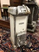 A continental cast iron free standing stove