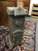 A continental cast iron free standing stove