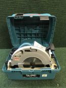 A Makita circular saw in carry case