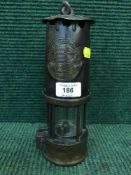 An Eccles Protector miner's lamp