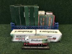 Six Eddie Stobart boxed collector's plates,