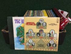 Two boxes of lps and boxed sets,