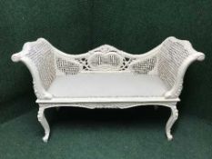 A bergere window seat