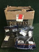 Two boxes of Port West work trousers