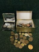 A quantity of late 18th and early 19th century of British coins,