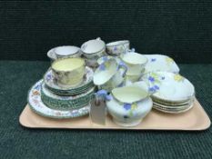 A tray of Paragon bone china tea service,