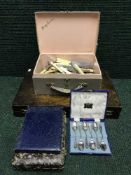 A part canteen of cutlery,