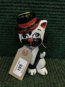 A Lorna Bailey signed cat - Moonlight