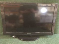 A Panasonic Vierra 32 inch lcd tv with remote together with Panasonic dvd recorder with remote