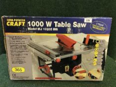A Power Craft W1 table saw