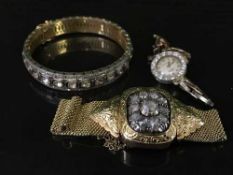 A Lady's Art Deco diamond set cocktail watch by Rotary,