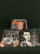 A box of LP records - David Bowie, Now,