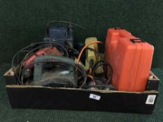 A Power transformer, Bosch electric drill,