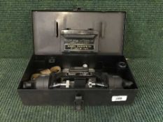 An Sunmen gauge setting fixture model PG-500-E in metal case