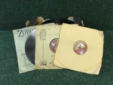 Five boxes of early twentieth century 78's