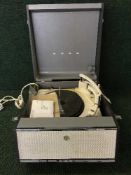 A mid 20th century Bush table top record player