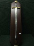 An impressive reproduction sword, Excalibur,