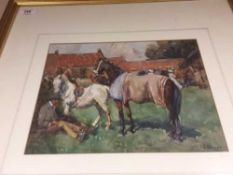John Atkinson (1863-1924) Castleton Show 1909, watercolour, signed,