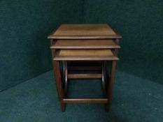 A nest of teak G-plan tables