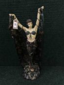 A large Art Deco style figure