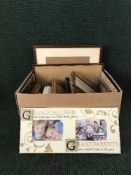 A large quantity of framed prints, picture frames, oil on canvas, wall hangings,