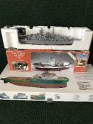 A wooden Billing boats modelling kit of a Fairmount Alpine number 506,