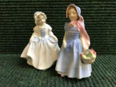 Two Royal Doulton figurines- Wendy HN 2109 together with a Dinky Do HN 3618
